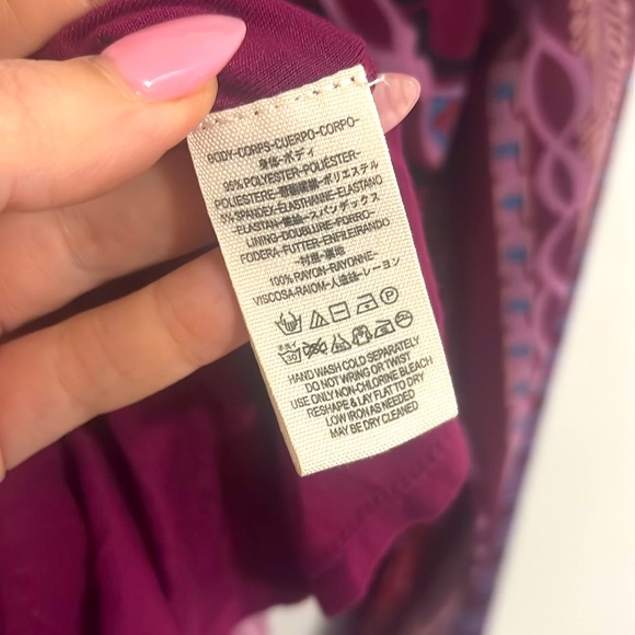 Free People | Stella Mock Neck Zip Back Burgundy Dress Sz S - Picture 10 of 14